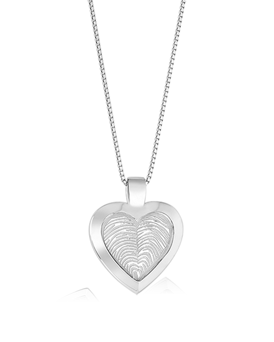 Indent Heart Cremation Pendant SHC-009