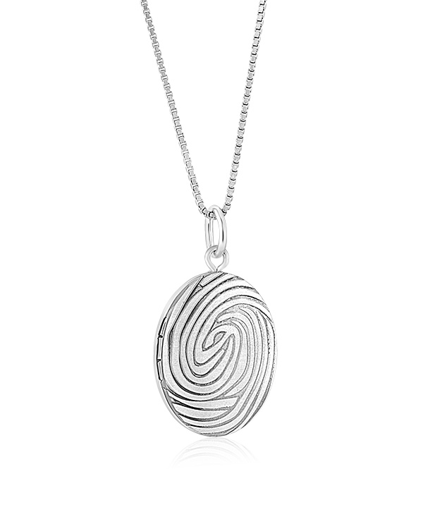 Silver Oval Locket SOL-010