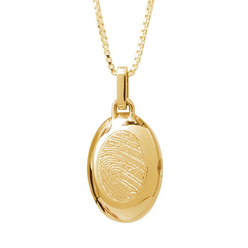 Oval Cremation Pendant GOC-014