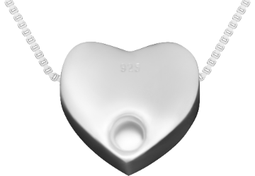 Slider Heart Cremation Pendant SSH-002